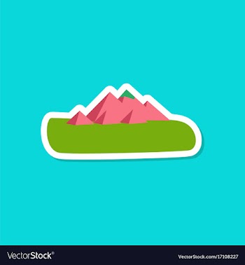 Paper sticker on stylish background of egyptian vector image