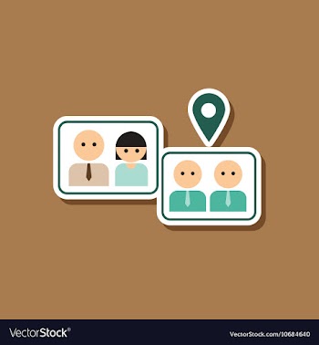 Paper sticker on stylish background of gay vector image