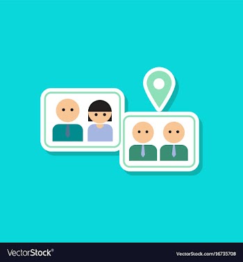 Paper sticker on stylish background of gay vector image
