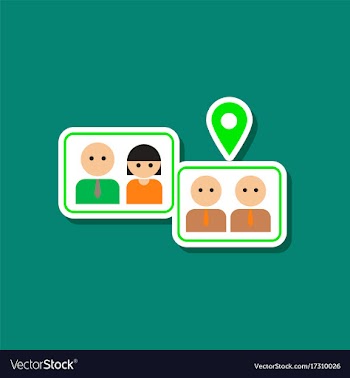 Paper sticker on stylish background of gay vector image