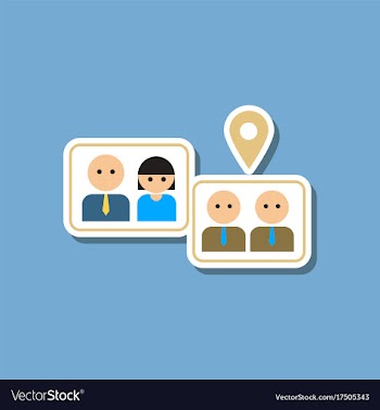Paper sticker on stylish background of gay vector image