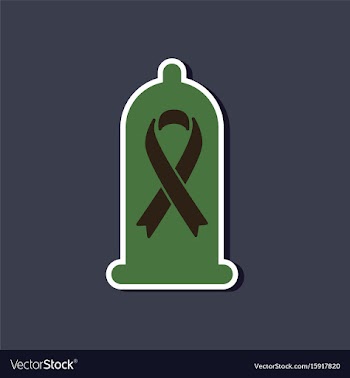 Paper sticker on stylish background of gays condom vector image
