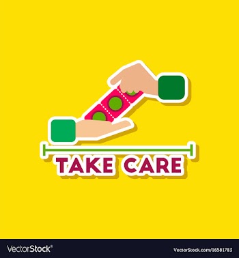 Paper sticker on stylish background of gays hand vector image