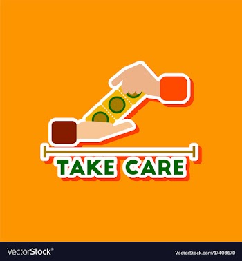 Paper sticker on stylish background of gays hand vector image