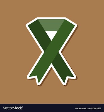 Paper sticker on stylish background of gays HIV vector image
