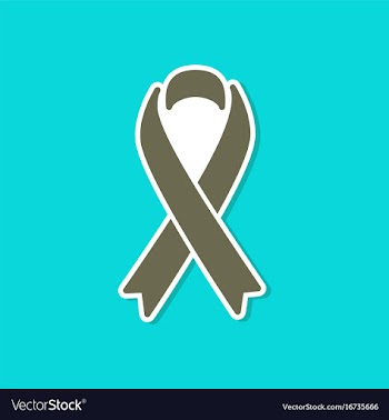 Paper sticker on stylish background of gays hiv vector image