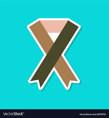 Paper sticker on stylish background of gays hiv vector image