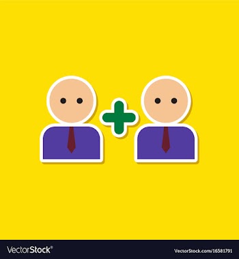 Paper sticker on stylish background of gays love vector image