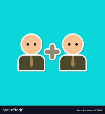 Paper sticker on stylish background of gays love vector image