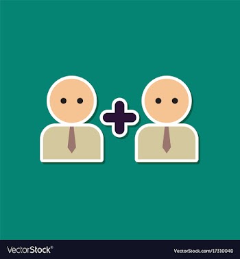 Paper sticker on stylish background of gays love vector image