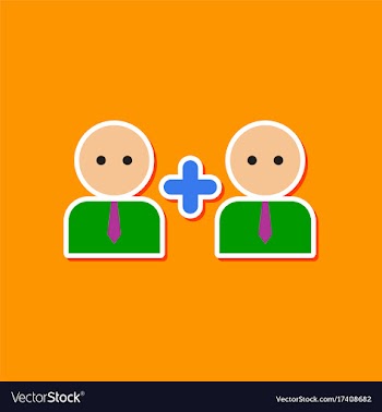 Paper sticker on stylish background of gays love vector image