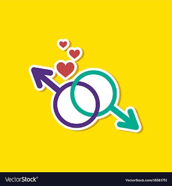 Paper sticker on stylish background of gays male vector image