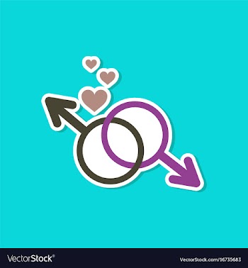 Paper sticker on stylish background of gays male vector image