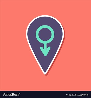 Paper sticker on stylish background of gays male vector image