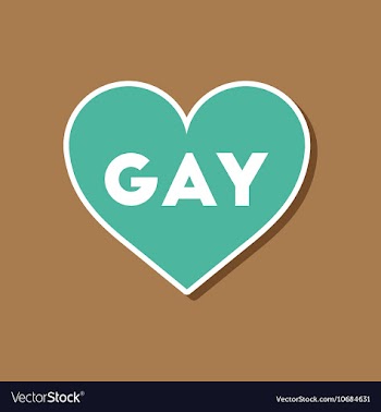 Paper sticker on stylish background of gays vector image