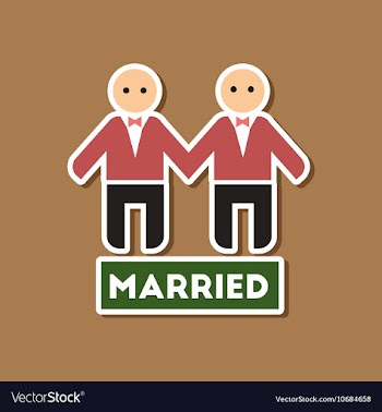 Paper sticker on stylish background of gays vector image