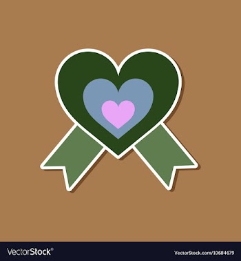 Paper sticker on stylish background of gays vector image