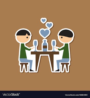 Paper sticker on stylish background of gays vector image