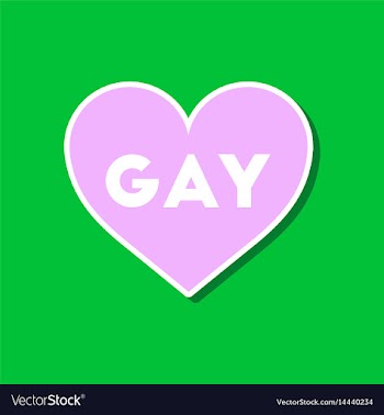 Paper sticker on stylish background of gays vector image