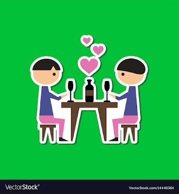 Paper sticker on stylish background of gays vector image