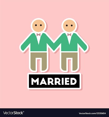 Paper sticker on stylish background of gays vector image