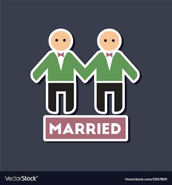 Paper sticker on stylish background of gays vector image