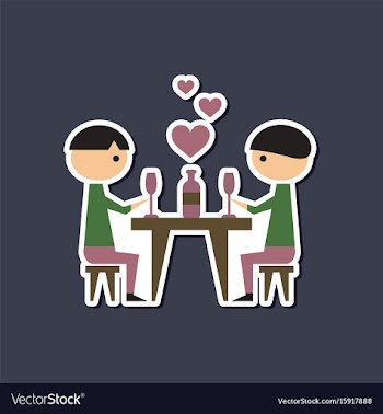 Paper sticker on stylish background of gays vector image