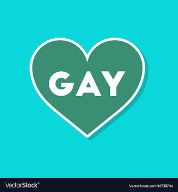 Paper sticker on stylish background of gays vector image