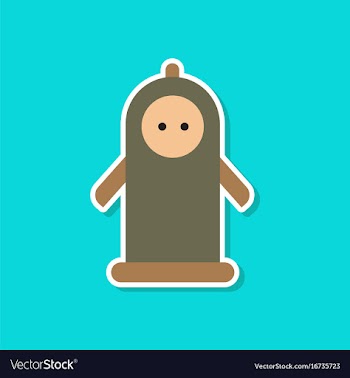 Paper sticker on stylish background of gays vector image