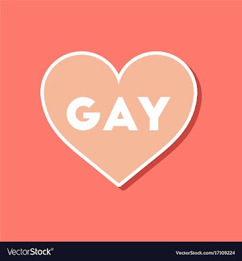 Paper sticker on stylish background of gays vector image