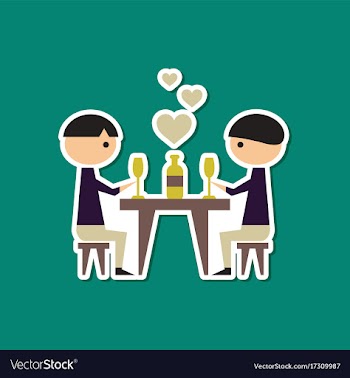 Paper sticker on stylish background of gays vector image