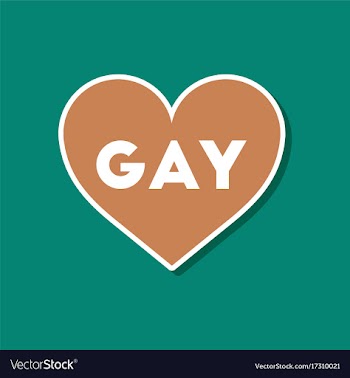 Paper sticker on stylish background of gays vector image