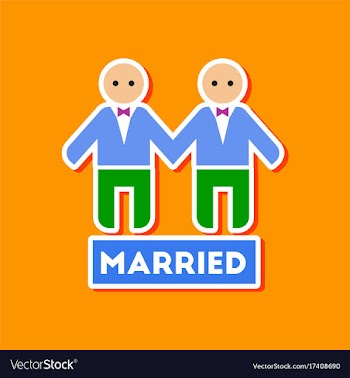 Paper sticker on stylish background of gays vector image