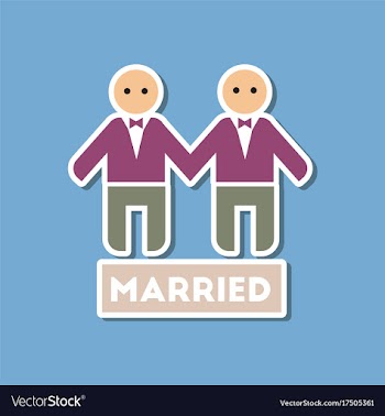Paper sticker on stylish background of gays vector image