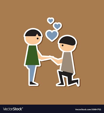 Paper sticker on stylish background of homosexual vector image