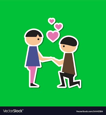 Paper sticker on stylish background of homosexual vector image