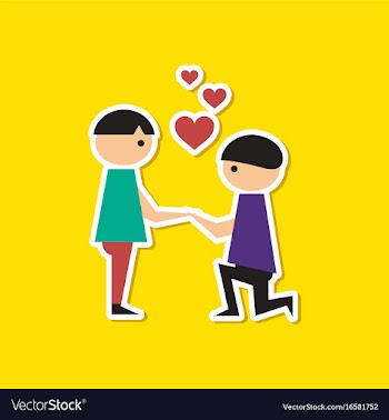 Paper sticker on stylish background of homosexual vector image