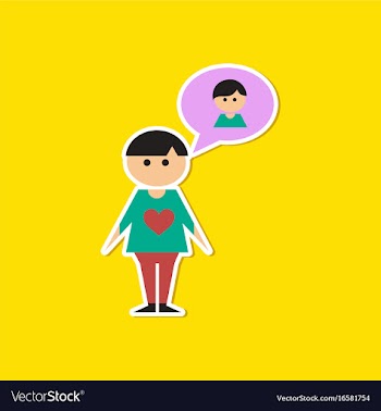 Paper sticker on stylish background of homosexual vector image