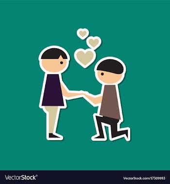 Paper sticker on stylish background of homosexual vector image