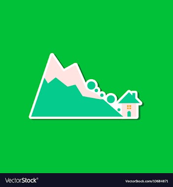 Paper sticker on stylish background of House vector image