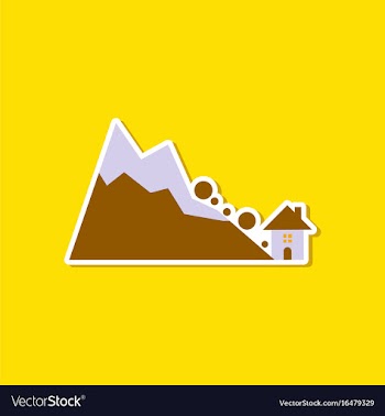 Paper sticker on stylish background of house vector image