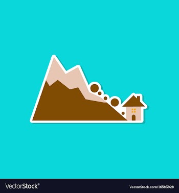Paper sticker on stylish background of house vector image