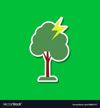 Paper sticker on stylish background of lightning vector image
