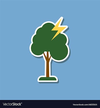 Paper sticker on stylish background of lightning vector image