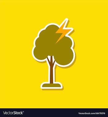 Paper sticker on stylish background of lightning vector image