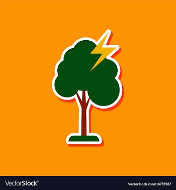 Paper sticker on stylish background of lightning vector image