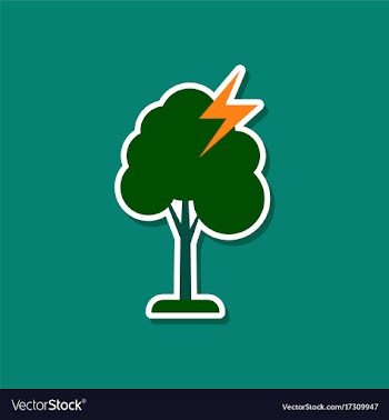 Paper sticker on stylish background of lightning vector image