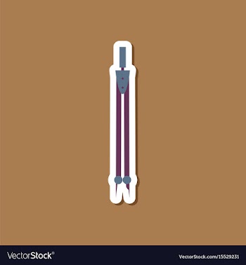 Paper sticker on stylish background of math vector image