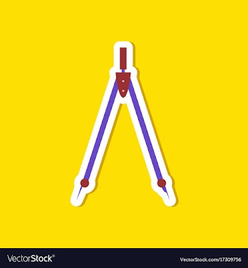 Paper sticker on stylish background of math vector image