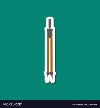 Paper sticker on stylish background of math vector image